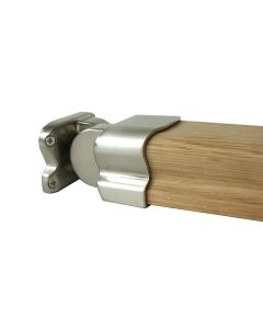 LTHR Traditional Handrail Connector Brushed Nickel